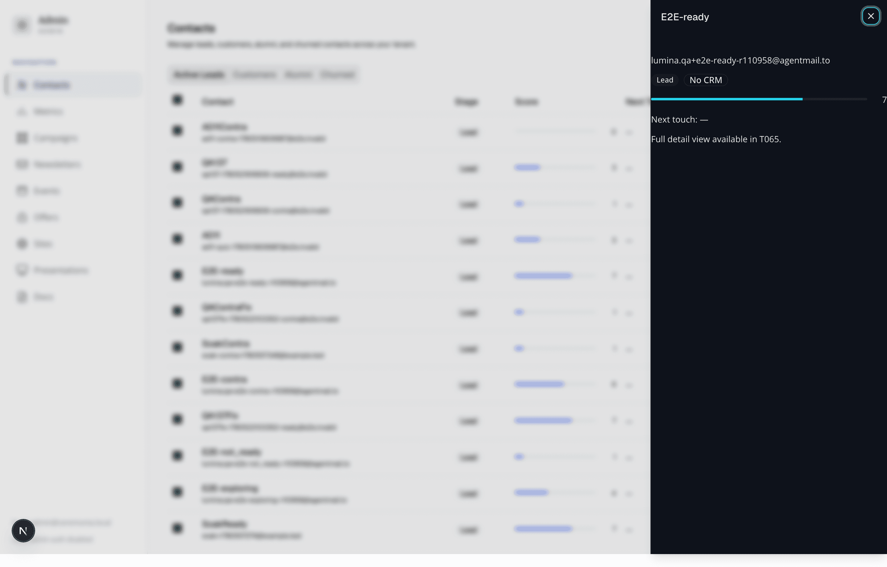 Contact detail